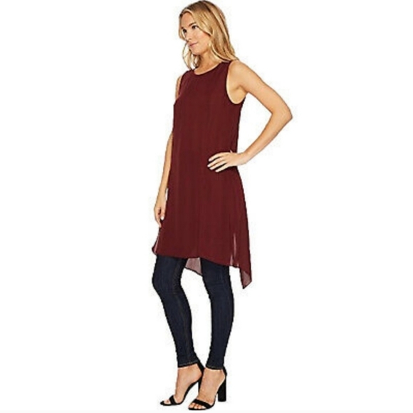 Heather 100% Silk Tunic - Picture 3 of 11